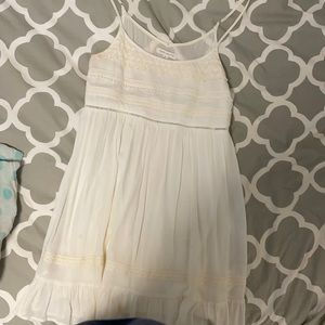 White/ cream sun dress